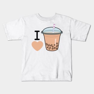 I Lubba Bubble Tea Third Culture Series Kids T-Shirt